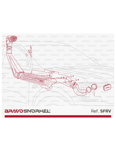 BRAVO SNORKEL FORD RANGER RAPTOR (2023 - )