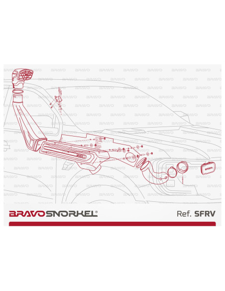 BRAVO SNORKEL FORD RANGER RAPTOR (2023 - )