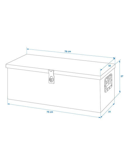 Zaboj Alu Box 760x320x270mm