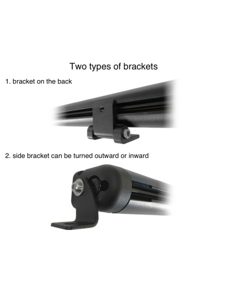 Delovni  LED – LIGHT BAR 1038x42mm 180W 10-32V z belo pozicijo