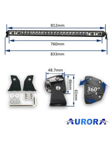 Aurora LED Bar 81cm 14250Lm – 10/120°
