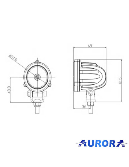 Luč LED Aurora 651lm – 20°