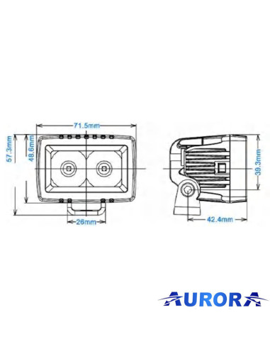 Aurora LED Scene Light 2200lm - 120°