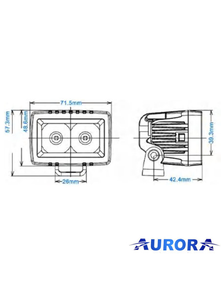 Aurora LED Scene Light 2200lm - 120°