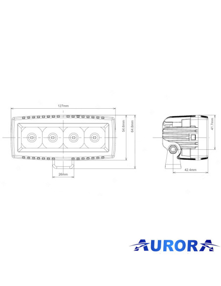 Luč LED Aurora 2200Lm – 60°