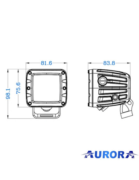 Luč LED Aurora 3200Lm – 120°