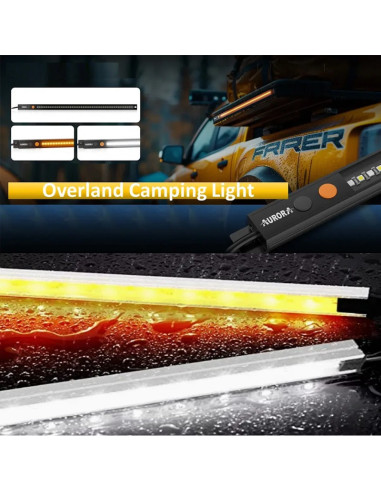 Zunanja LED svetlobna letev z več načini...